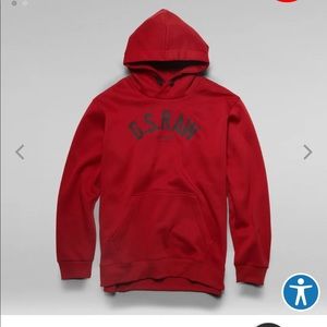 G-STAR RAW GRAPHIC SWEATSHIRT HOODIE.